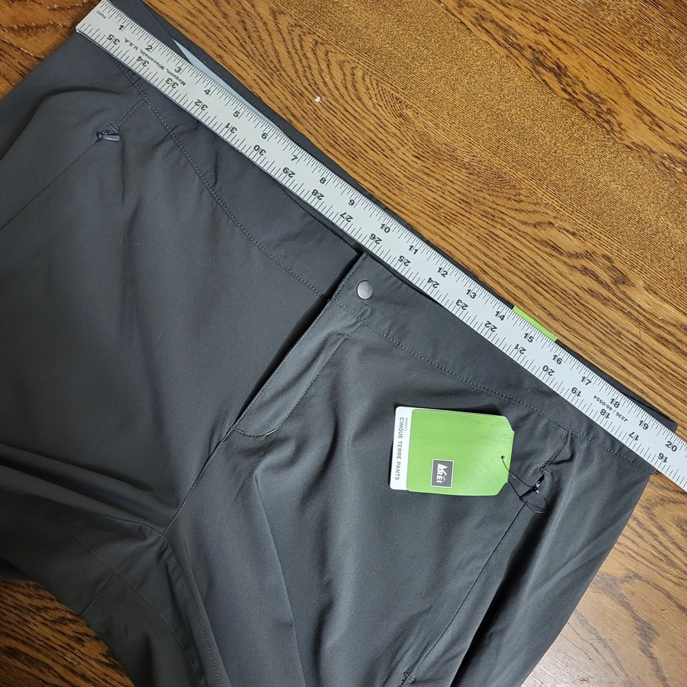 REI Co-op Women's Cinq Terre Gray Hiking Pants Size 16 Outdoor Travel - Picture 4 of 14